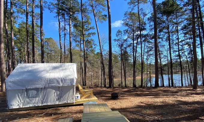 Anacoco RV Rental | Tentrr State Park Site - Louisiana South Toledo Bend State Park - Site G - Sing