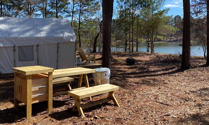 Anacoco RV Rental | Tentrr State Park Site - Louisiana South Toledo Bend State Park - Site I - Sing