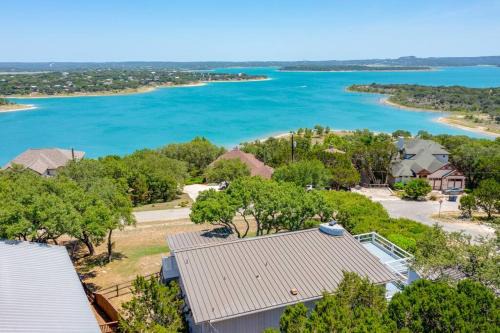 Canyon Lake House | Tequila Sunrise hot tub lake view firepit pool
