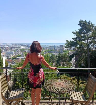 Cote Ouest Ormeaux Apartment | Terrasse Vue imprenable, Chez Félix Faure, Chic et élégant, le Havre