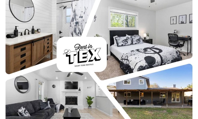 Sweetbriar House | Texas Retreat w/Music Vibes & Game Room!