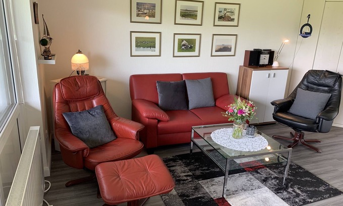 St. Peter-Ording Apartment | Thatched vacation home Düwelswarft apartment Palstek