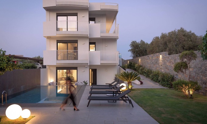 Analipsi Villa | The Aqua Villa, Featuring Two Private Pools
