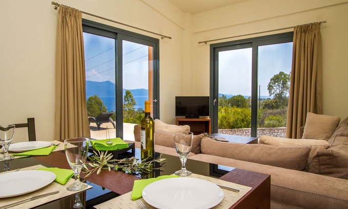 Katomerion Villa | The architecture is a perfect example of the beauty in a typical ionian style