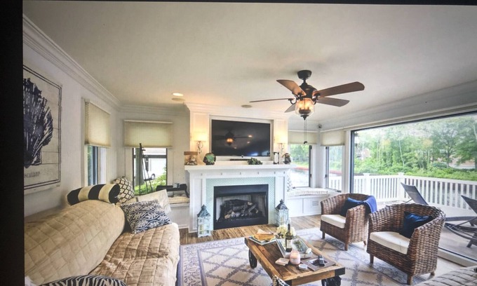 Point Pleasant House | The Beach House 2-Mi to Beach sits on the Canal with Fabulous Water Views