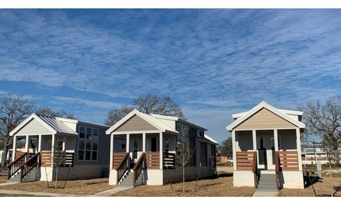 Austin Cabin | The Bergstrom- Luxury Tiny Home in Austin, TX