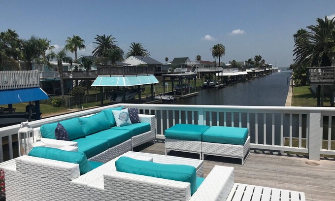 Galveston House | The BEST and most unique Sea Isle canal-view home