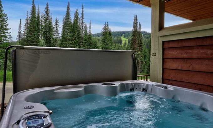 Sun Peaks Apartment | The BEST ski-in/ski-out location with private hot tub!