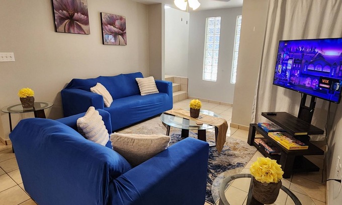 Edinburg House | The Blue Oasis Dual Estate -Elegant Paradise for Events & Family Celebrations