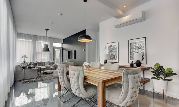 Pointe-Saint-Charles Apartment | THE BOHO CHIC | Two-Bedroom Loft w. Terrace