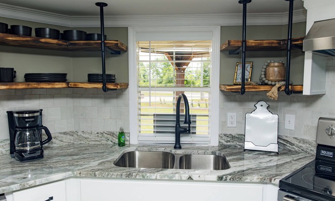 Blakely Cabin | The Cabins on Rockmine 3bedroom Modern Chic Cabin in peaceful Blakely GA WiFi AC
