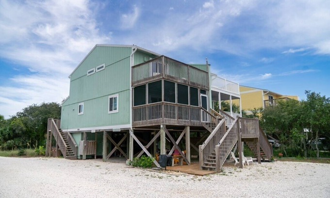 Cape San Blas House | The Cape is Great in the Fall!- Steps to Beach! , You’ll Love This Place!