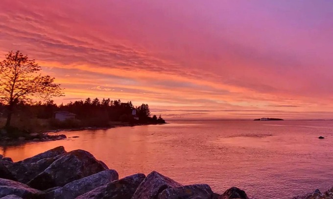 Detour Township House | The "Colorful" Lake Huron Home