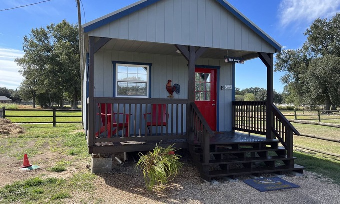 Scott Apartment | The Coop. A lil taste of country with horses and chickens.