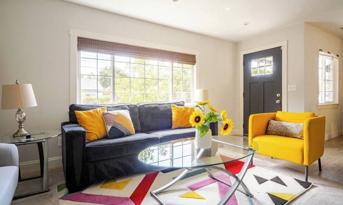 Concord House | The cozy retreat is strategically located for easy access to your adventures.