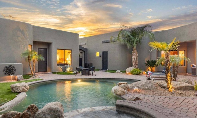 Crown View Estates Final House | The Debonair Derby by PaseoHomesAZ with Heated Pool/Spa