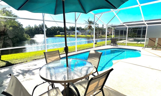 Chatham Park House | The Den! Private Pool and Pond Views, 5 Miles to Disney