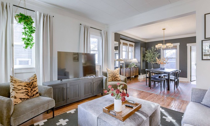 Dundee-Happy Hollow Historic District House | The Drake - Historic Home with Swag