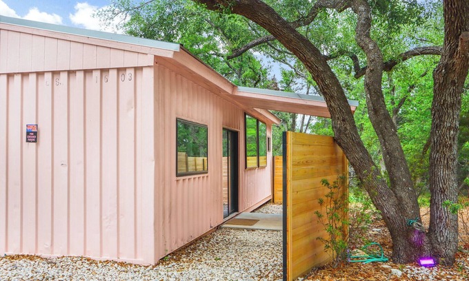 Driftwood House | The Driftwoods - Pink Container House