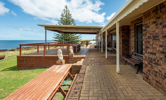 North Beach House | The Dukes of Yorkes, Absolute ocean front beach house at North Beach, Wallaroo