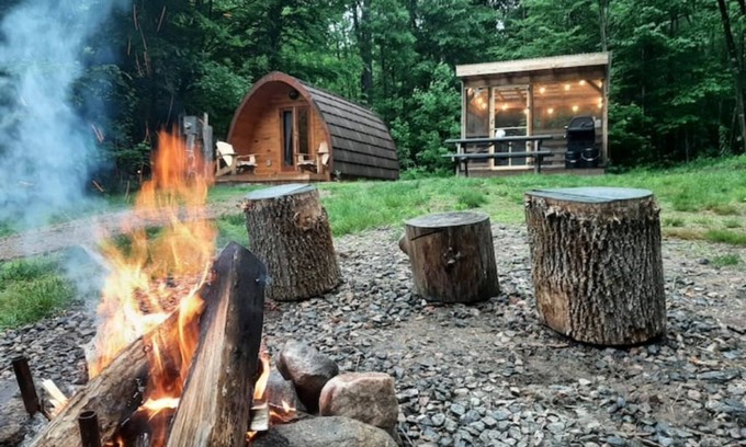 Golden Lake Cabin | The Escape Pod - No Neighbors!