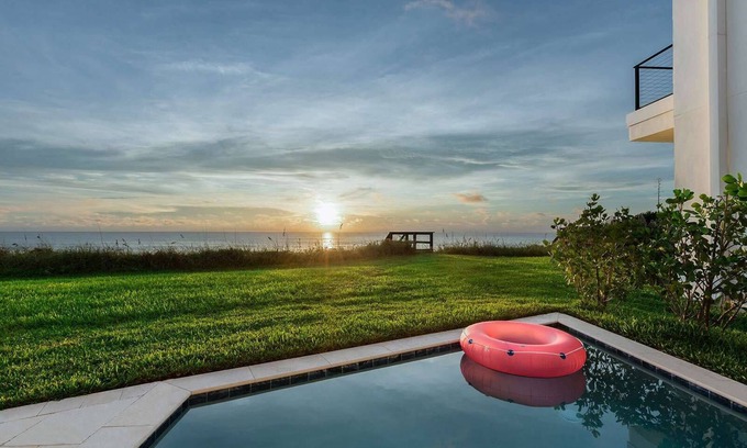 Melbourne Beach House | The Fanta Sea | Brand New Dream Beach House with PVT Pool, Steps from the Ocean