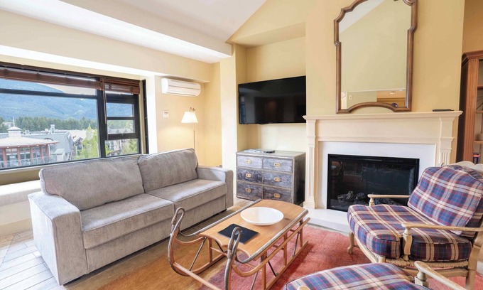 Whistler Village Condo | The Fitzsimmons Suite Mountain and Village View