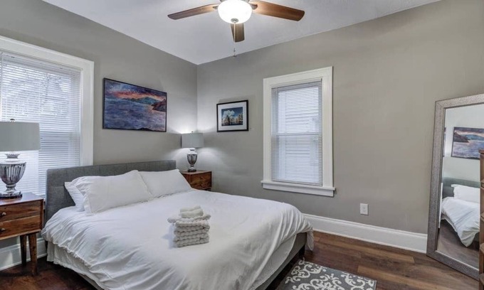 Cleveland Apartment | The Gallery House - Art curated by local artist!