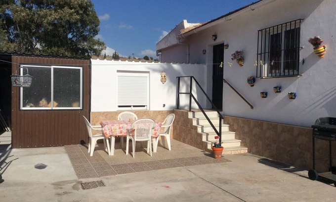 Cartama House | The Guest House is in the grounds of my Villa with secluded private pool.