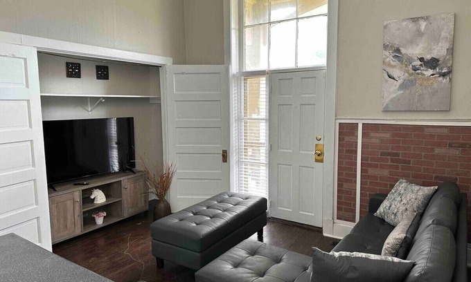 Evansville Apartment | The Harrison A/1BD/1BA Apt steps from Riverfront