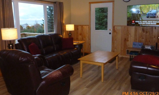 Grand Marais House | The Hill House offers a great view, plus it's close to town and dog friendly!