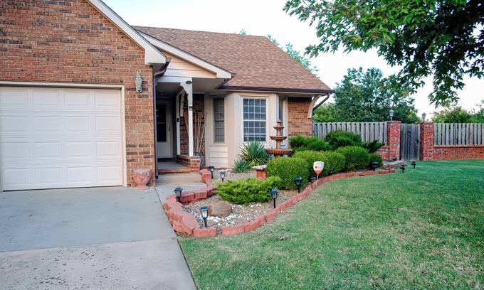 Wichita House | The Home Base of Wichita McConnell AFB Hot Tub 3 Bed 2 Bath