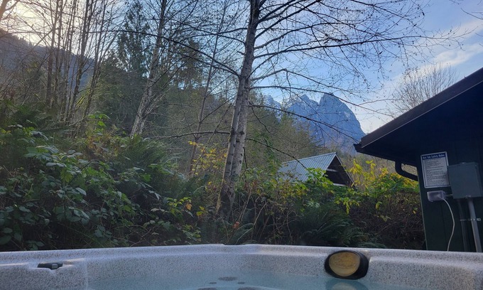 Gold Bar Cabin | The Lily Pad - rustic cabin for 2+pets, mountain view, river access