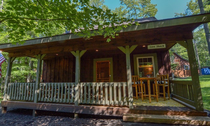 Thayerville Cabin | The Love Shack- The BEST Couples and Small Family Retreat at Deep Creek Lake!