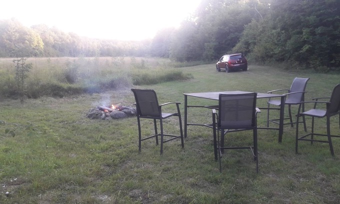 Leeds and the Thousand Islands RV Rental | The Meadow - campsite (BYO tent)- park at site, pet and family friendly!