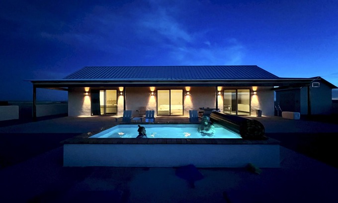 Marfa Other | The Merit Camp: private modern ranch house w/pool just outside Marfa City limits