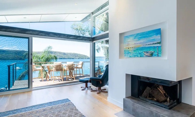 Scotland Island House | The Oasis- Luxe Waterfront Home with Private Jetty