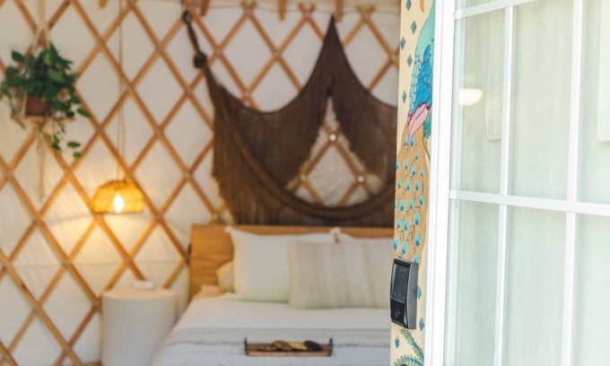 Lakeway House | The Peacock Yurt