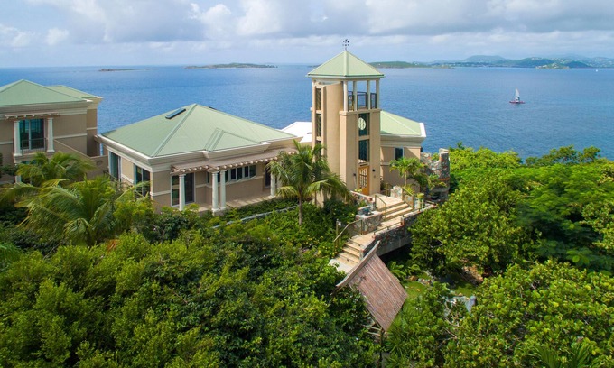Great Cruz Bay House | THE POINT - Amazing Luxury Home, Breathtaking Views!