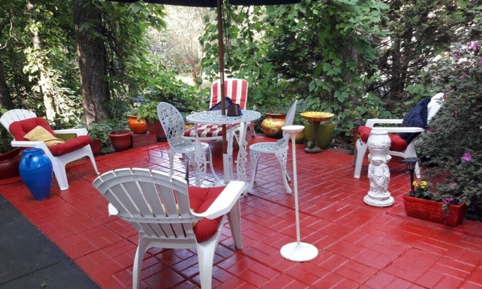 Lawrenceville House | The Red Terrace Apartment.