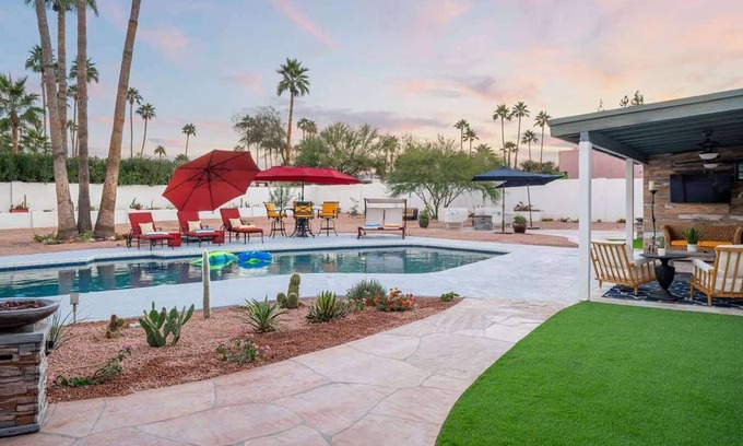 La Paz At Desert Springs House | The Redfield: Stylish w/Huge Backyard, Pool, Spa
