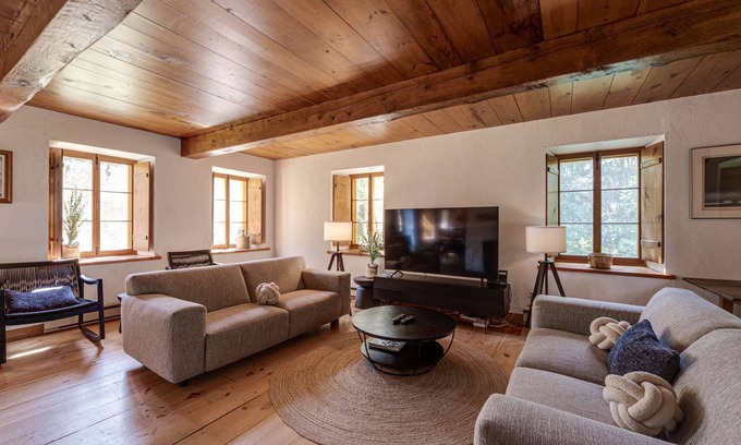 Saint Ferreol les Neiges Cottage | The Ricard House - 4 bedrooms for 12 people