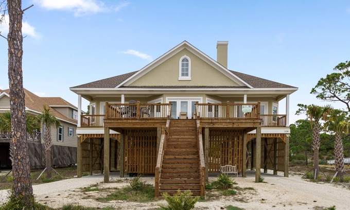 Audubon Place House | The Sanderling - Family Friendly Large Gulf View Home in Gated Community