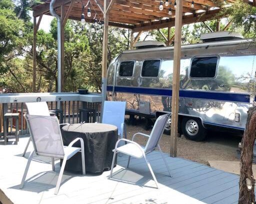 Austin House | The Steel Magnolia Airstream - Cabins At Rim Rock