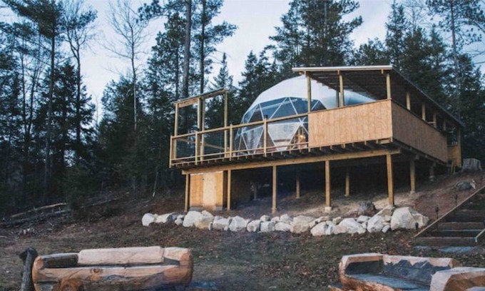 Buckfield Cabin | The Streamside Geodome