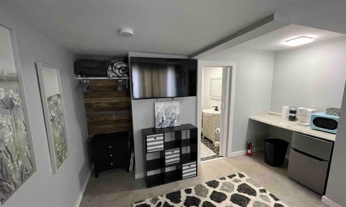 Sodus Point Apartment | The “street” at the lodge