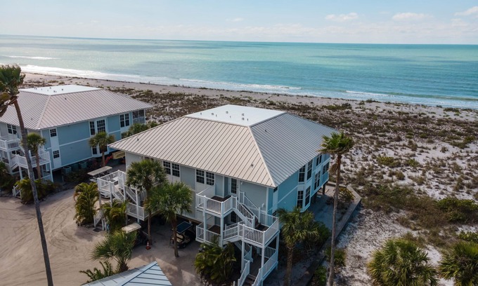 Palm Island Villa | The Sunsets are amazing from this newly renovated villa on the Gulf, B1211A+