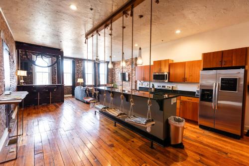 Commercial Street Historic District Apartment | The Two Story Loft
