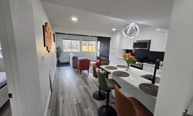 Southwest Edmonton House | The Walkout at the Ravine