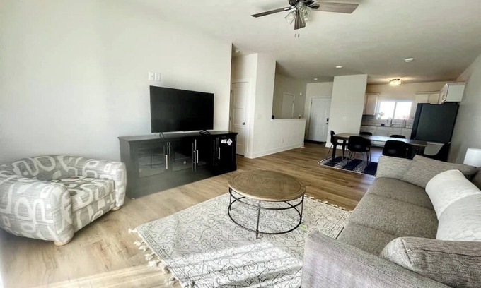 Papillion House | The White Pine Modern, Spacious with garage